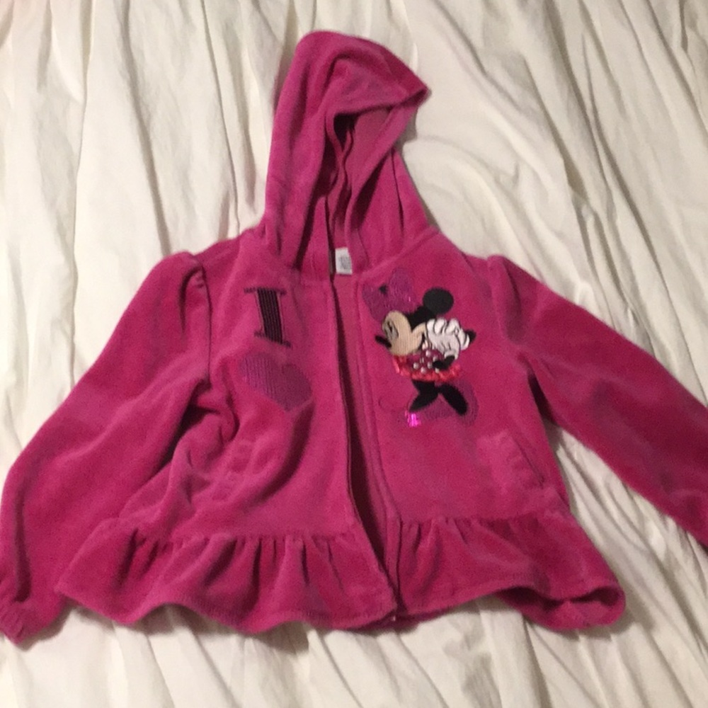I love Minnie zip up hoodie